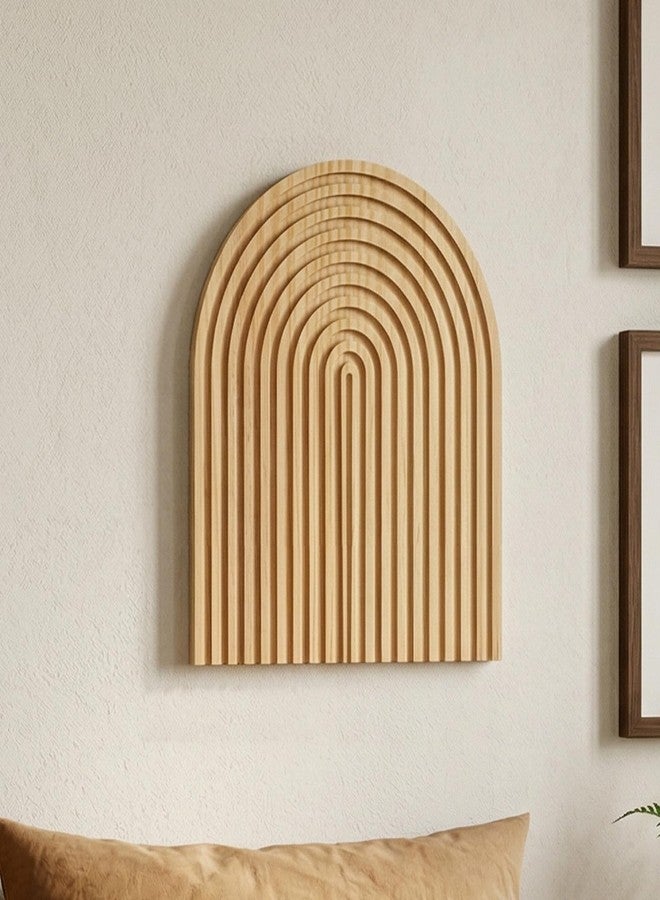 MASHDE Boho Wall Decor, 10 x 12 In Wooden Farmhouse Decor Nature Wall Art for Living Room Bathroom Bedroom Dining Room Office - Image 1