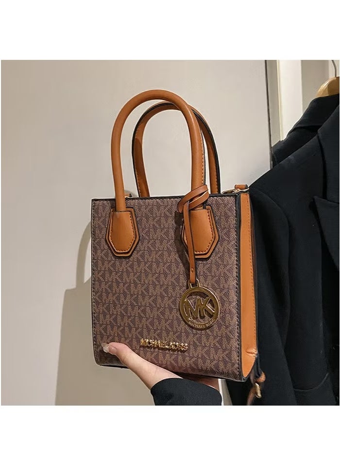 MK MK Jet Set Travel Extra Small Convertible Tote Brown  - Image 3