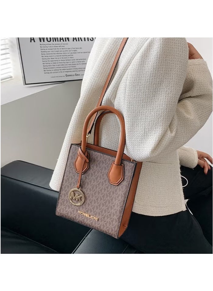 MK MK Jet Set Travel Extra Small Convertible Tote Brown  - Image 4