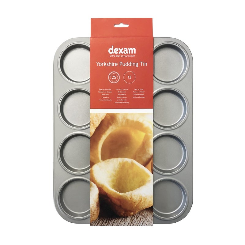 Dexam Non-Stick 12 Cup Yorkshire Pudding Tin - Image 5
