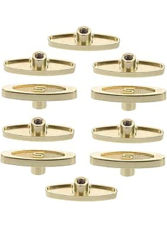 10 Pcs T Bar Music Box Winding Keys Set Metal Clockwork Movement DIY Parts - Image 1