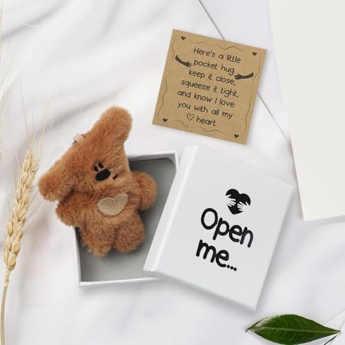 wavvter I Love You Gift,Long distance Gift for Her/Him,Bear Hug for Boyfriend/Girlfriend,Open me Matchbox Gift for Valentine's Day (Bear) - Image 4