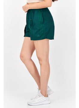 Adidas Women Sportswear Fit Tiro Snap Button Outdoor Shorts, Green  - Image 4