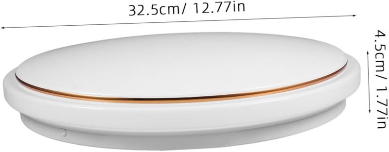 DOITOOL Ceiling Mount Round Lampshade Chassis Led Ceiling Light Chassis for Bedroom Kitchen Hallway Living Room Bathroom - Image 2
