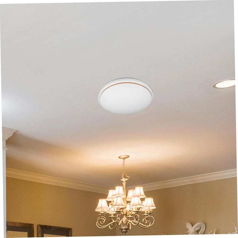 DOITOOL Ceiling Mount Round Lampshade Chassis Led Ceiling Light Chassis for Bedroom Kitchen Hallway Living Room Bathroom - Image 5