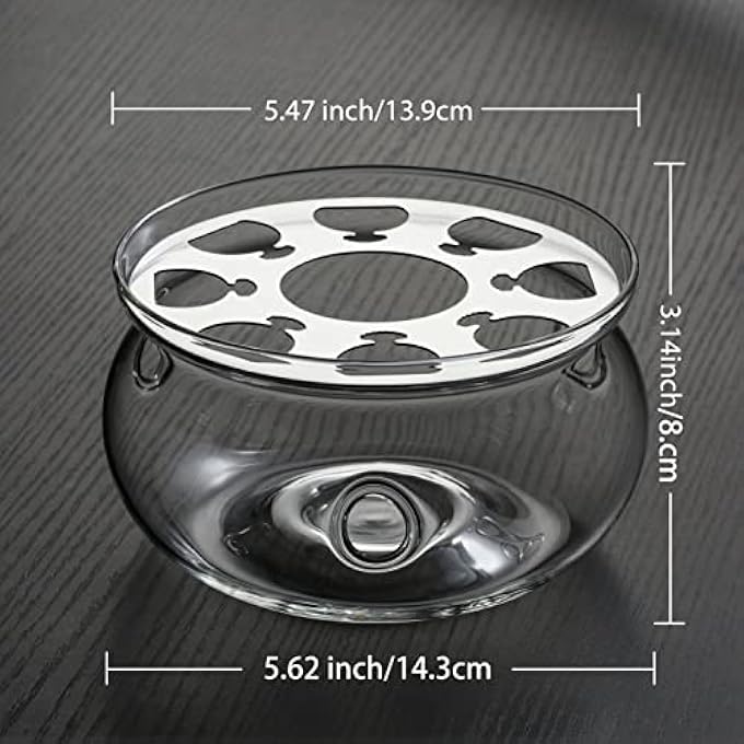 CnGlass Glass Tea Warmer 53 In135Cm Diameter Candle Not Included - Image 3