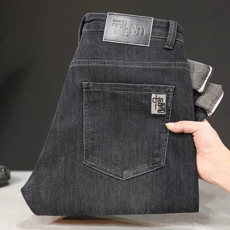 Unisex Classic Denim Jeans Loose Fit Daily Outdoor Wear - Image 4