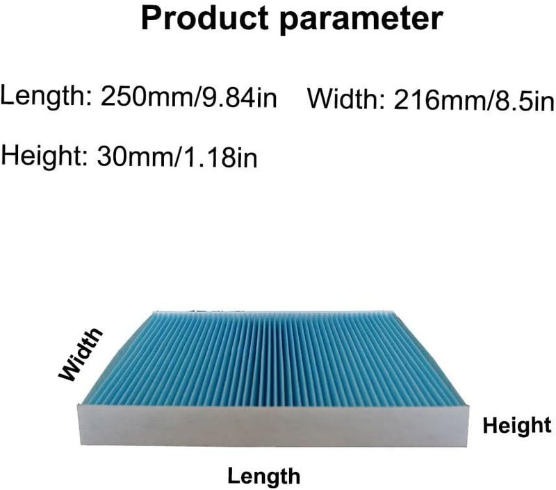Vuzmode Carbon Cabin Air Filter for Seat Ibiza - Image 2