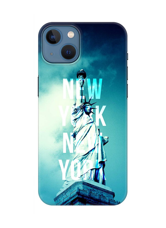 Stylizedd Case for Apple iPhone 14 Plus Case Slim Snap Classic Series Mobile Cover Hard PC Shield Matte Finish Print - New York New York 