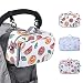 GOGOSO NonSlip Stroller Organizer Bag for Diapers with Insulated Pocket Stroller Hooks and Adjustable StrapUniversal Fit Most Strollers Fruits - Image 2