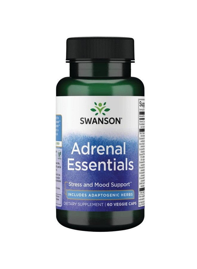 SWANSON أساسيات الأدرينال 60 كبسولة نباتية - Image 2