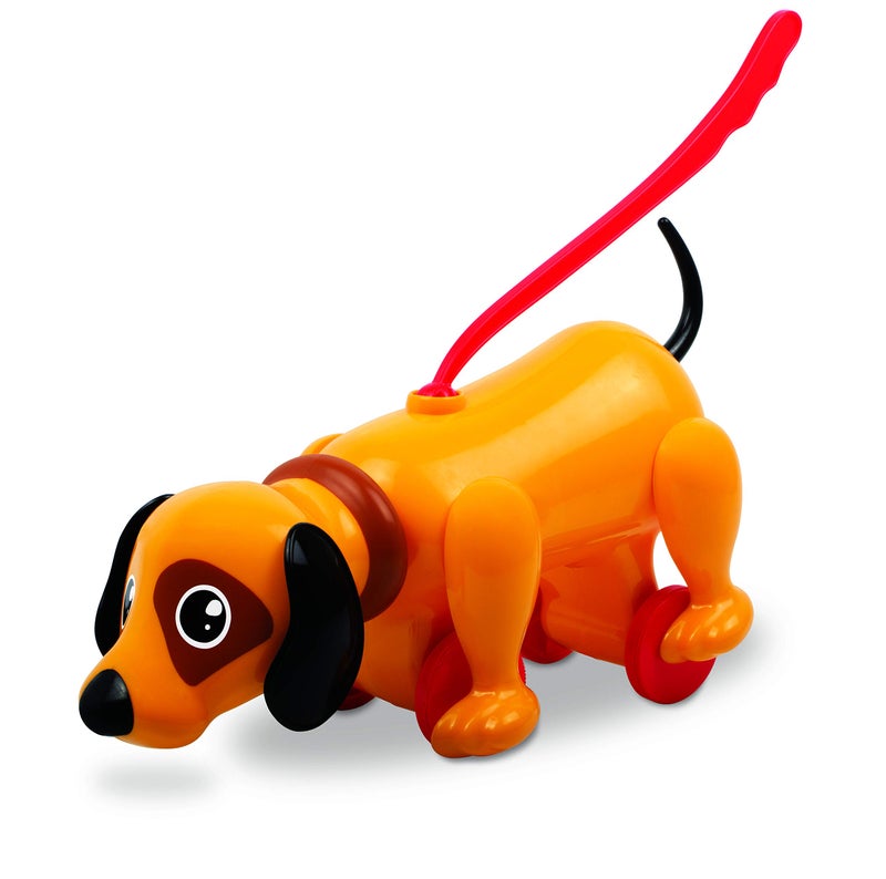 giggles Funskool Giggles - Sniffy The Dog , Pull along toy , Head bobs,Tail wags,Encourages Walking , Toy for 1 year old, Infant and Preschool Toys, 12 months & above - Image 4