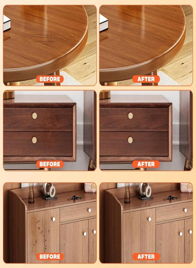 Kenbry Dark Wood Furniture Repair Kit, 4-Color Wood Scratch Repair Filler for Tables, Floors, Cabinets – Repairs Cracks, Chips, Discoloration with Long-Lasting Results - Image 3