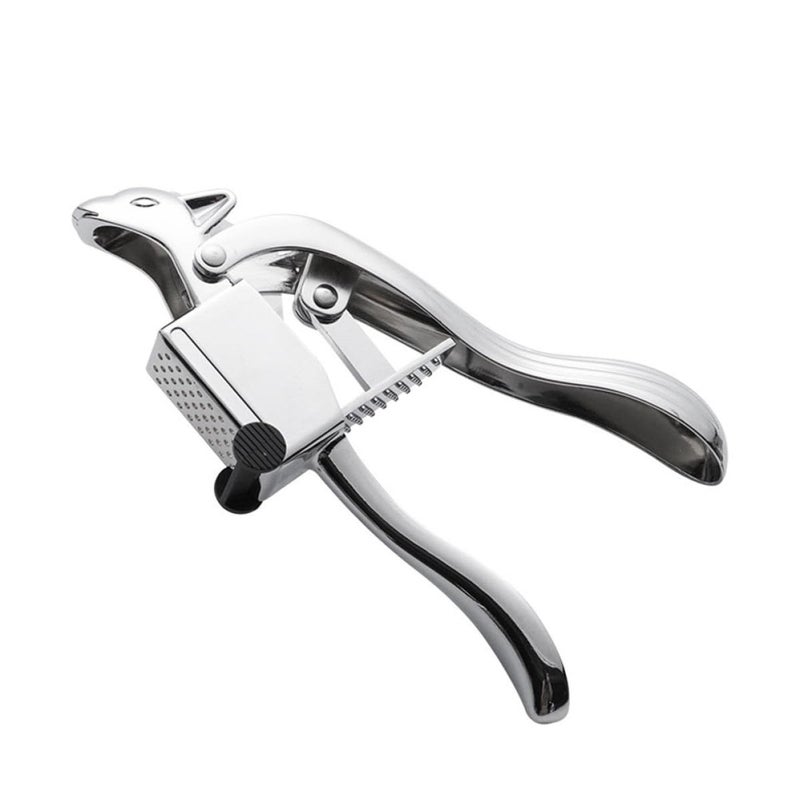 Stainless Steel Garlic Press Manual Mincer With Ergonomic Handle Easy Clean Design - Image 2