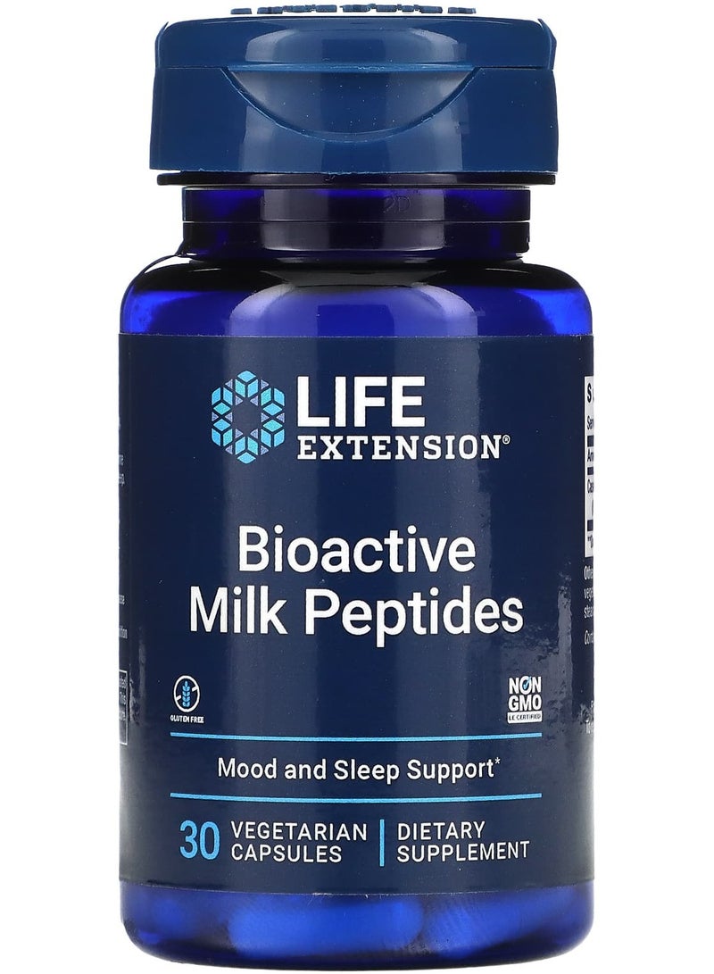 ببتيدات الحليب النشطة حيوياً، 30 كبسولة نباتية