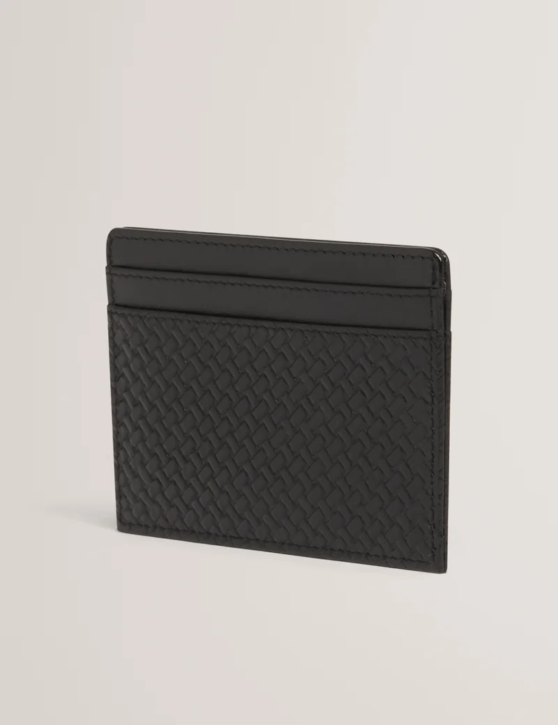 Ted Baker Printed Weave Leather Cardholder