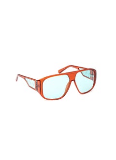 GUESS Unisex UV Protection Shield Shape Plastic Sunglasses GU0013544V61 - Lens Size: 61 Mm - Orange  - Image 3