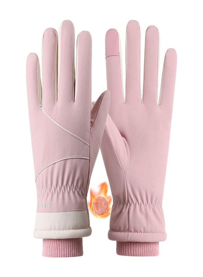 OVOY Women’s Winter-Warm-Ski-Gloves, Splash-proof-Cold-Weather Snowboarding-Gloves Touch-Screen-Fingers for Cycling Skiing - Image 1