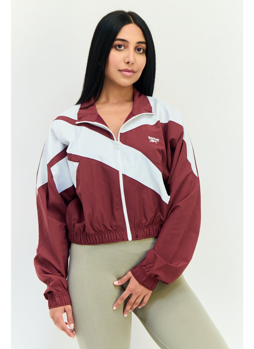 Reebok Women Sportswear Fit Long Sleeves Outdoor Jacket, Multicolor  - Image 1