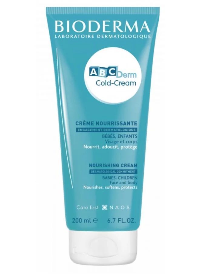 Bioderma ABCDerm Cold-Cream Face and Body for Babies & Children, 200 ml