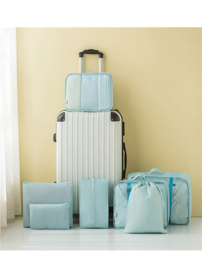 LO.BABY.VE 7Pcs Travel Luggage Packing Organizers Set with Toiletry Diaper Bag  - Image 4