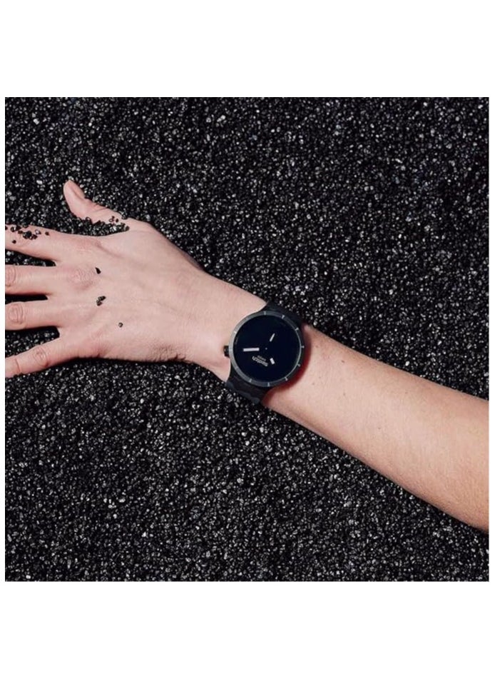 Swatch - Swatch Watch Unisex , Automatic Movement, Analog Display, Black Rubber - SB03B110 - Image 1