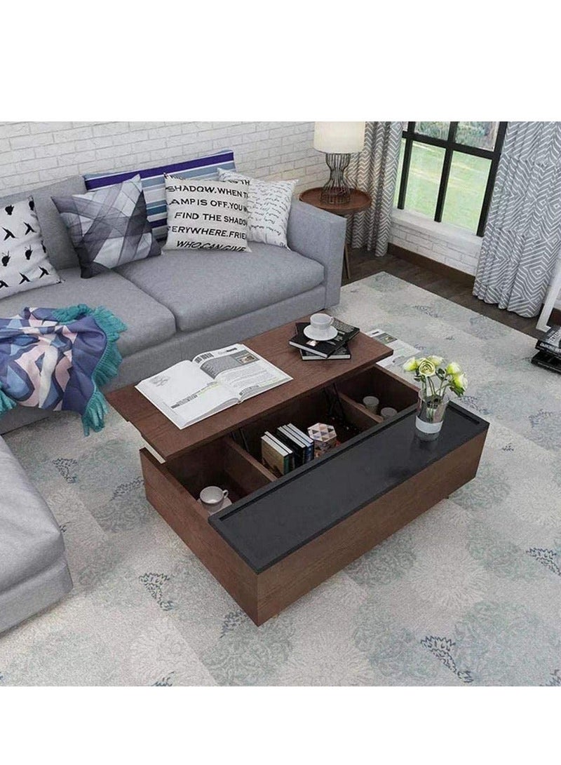 Folding Lift up Top Furniture Hinge, 1 Pair 50kg/100LB Coffee Table Spring Hinge, Adjustable Table Top Lifting Frame, Spring Standing Desk Frame, for Coffee Table Furniture Accessories - Image 5