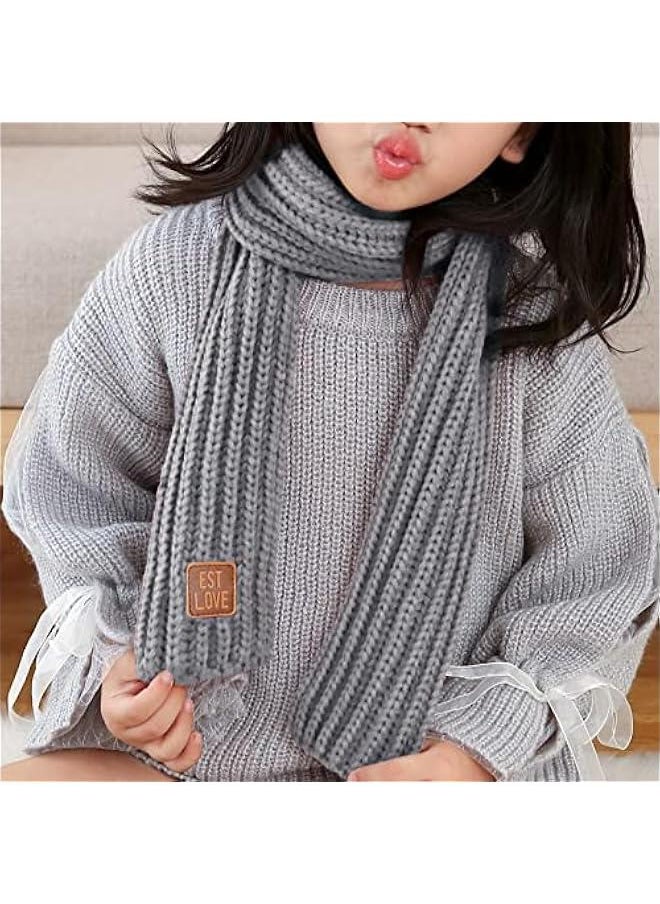 Generic - Kids Scarf Winter Children Knit Scarves Wraps Soft Windproof Neck Warmer Girls Boys Toddlers - Image 1