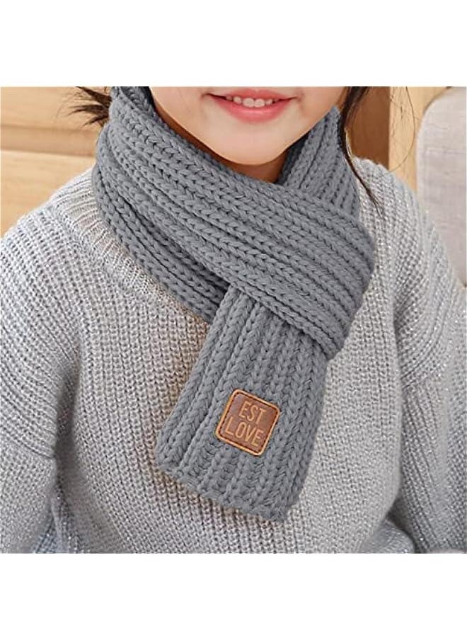 Generic - Kids Scarf Winter Children Knit Scarves Wraps Soft Windproof Neck Warmer Girls Boys Toddlers - Image 1
