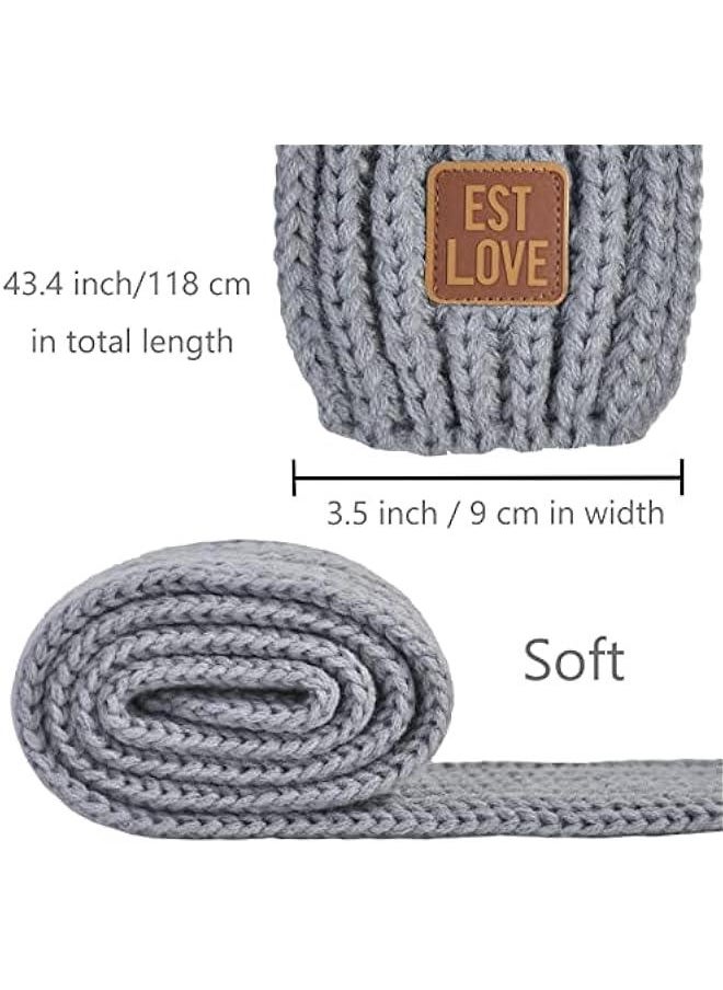 Generic - Kids Scarf Winter Children Knit Scarves Wraps Soft Windproof Neck Warmer Girls Boys Toddlers - Image 1