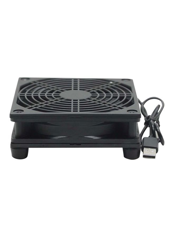 NIBEMINENT USB Cooling Fan 12x12x8cm Black  - Image 4