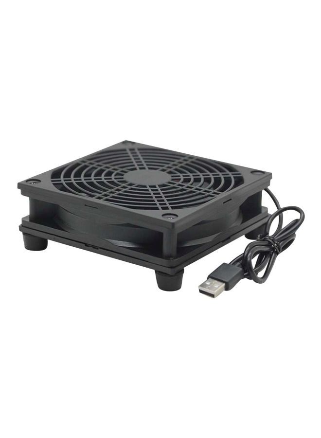 NIBEMINENT USB Cooling Fan 12x12x8cm Black  - Image 5