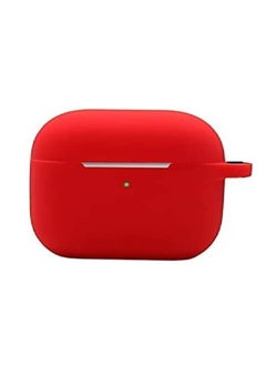 Protective Case Skin Cover with Keychain and Lock for Apple Airpods 3 Case Women Men Red