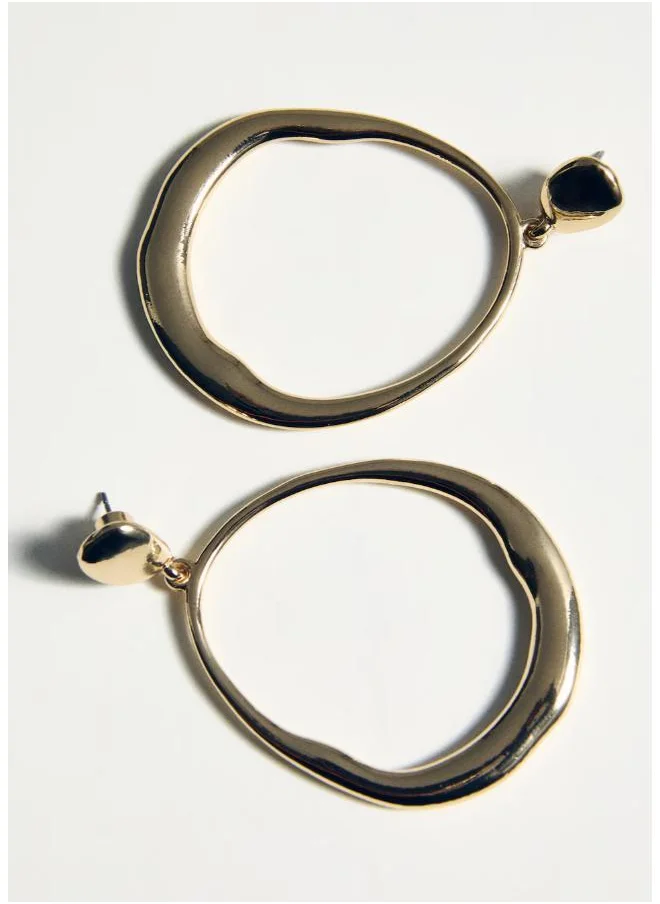 مانجو Hoop Pendant Earrings