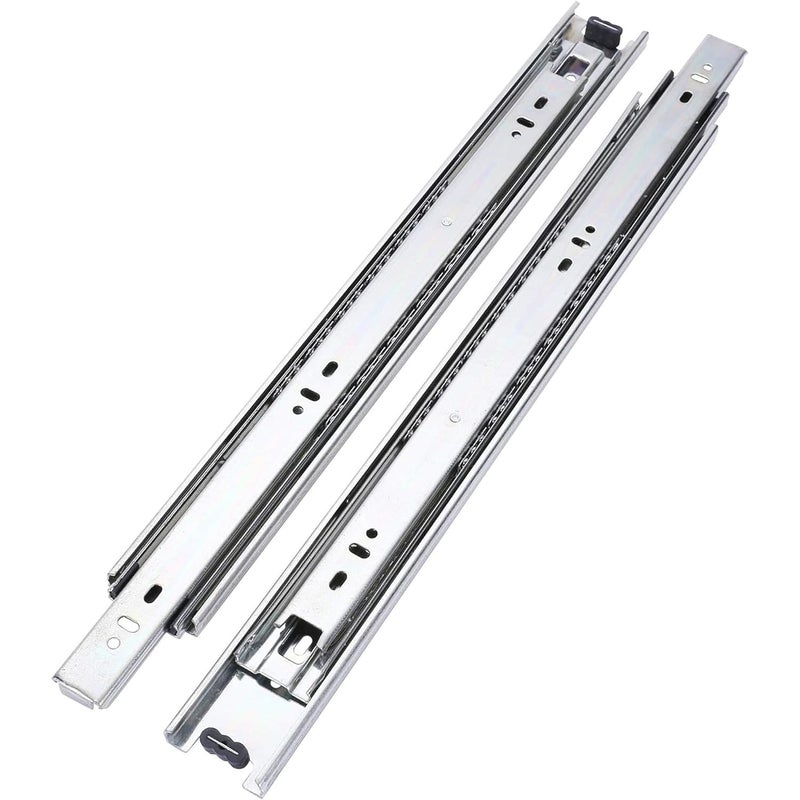 PLANET قناة درج/قناة درج كروية مغلقة عادية/انزلاق درج ناعم للمطبخ وخزانة الملابس/انزلاق تلسكوبي (20 بوصة، فضي) - Image 1