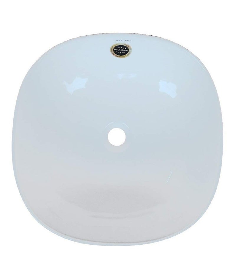 Belmonte Table Top Olive Ceramic Wash Basin White Standard Size - Image 4