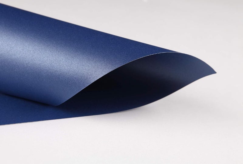 Bubbley Navy Blue Shimmer Paper - 100-Pack Metallic Cardstock Paper, 92 lb Cover, Double Sided, Printer Friendly - Perfect for Weddings, Birthdays, Craft Use, Letter Size Sheets, 8.5 x 11 Inches - Image 5