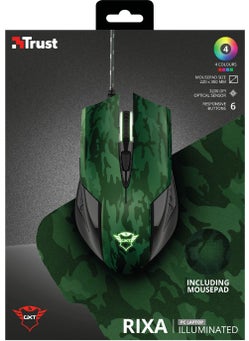 Trust GXT 781 Rixa Camo Gaming Mouse + Mouse Pad  - Image 5