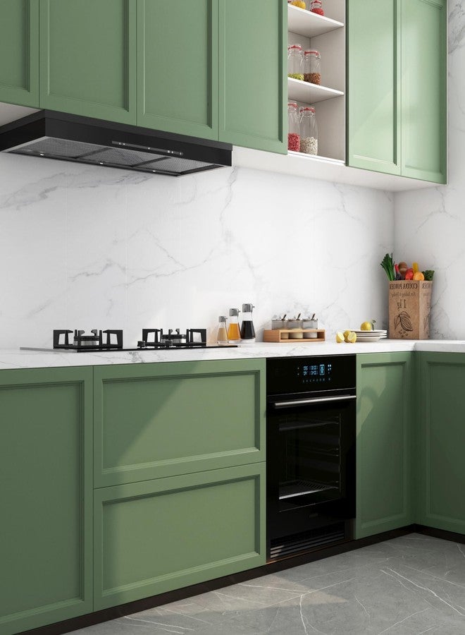 FunStick Sage Green Peel and Stick Wallpaper for Bedroom Bathroom Walls Removable Dark Green Contact Paper for Cabinets Desk Classroom Waterproof Green Wallpaper for Kids Boys Room Kitchen 15.8"x78.8" - Image 2