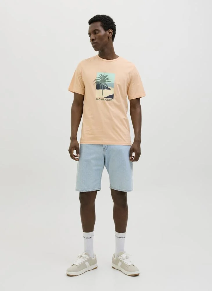 JACK & JONES JJBARBADOS TEE SS CREW NECK