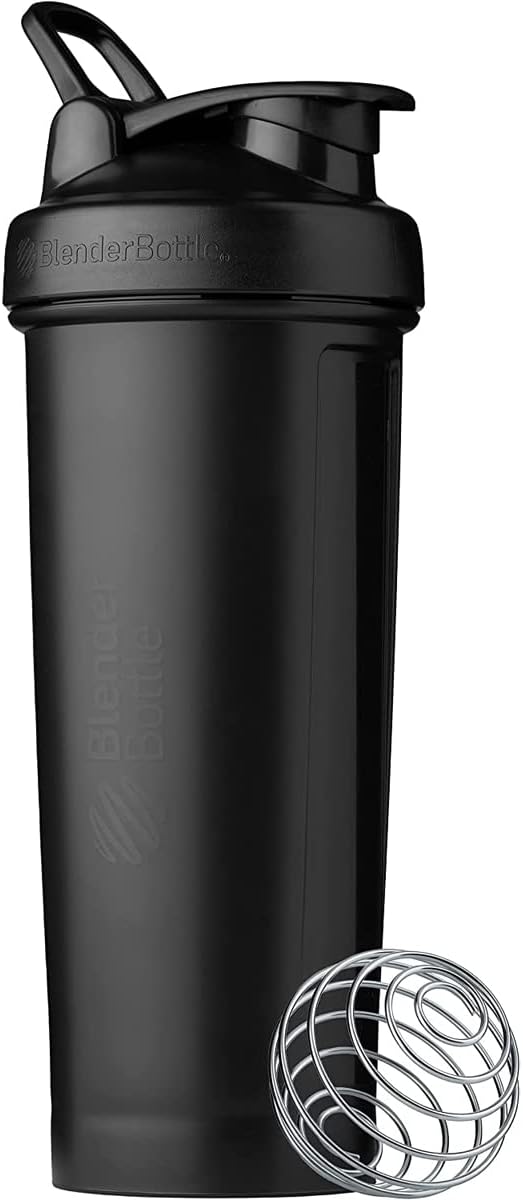 BlenderBottle Classic V2 Shaker Bottle Perfect for Protein Shakes and Pre Workout 32Ounce Black - Image 1