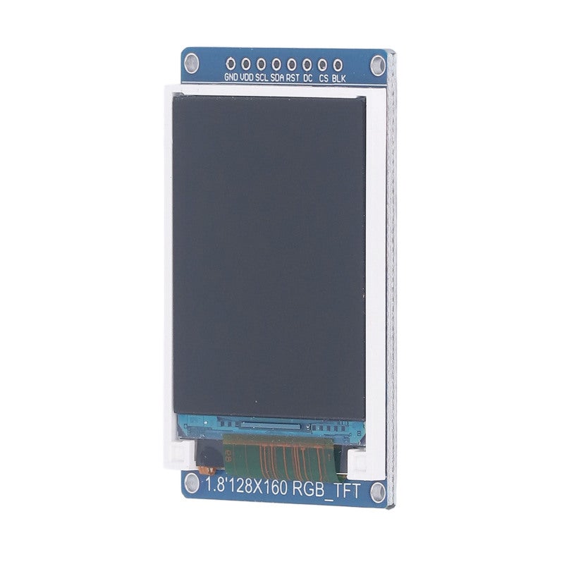 TFT LCD Display 128X160 Resolution - ST7735 Control Chip Smooth Transitions High Contrast Wide Viewing Angle Self-Illuminating 8 Pin Port for Microcontroller Integration - Image 2