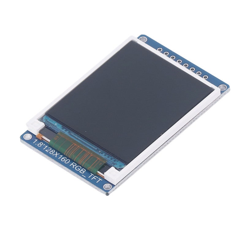 TFT LCD Display 128X160 Resolution - ST7735 Control Chip Smooth Transitions High Contrast Wide Viewing Angle Self-Illuminating 8 Pin Port for Microcontroller Integration - Image 1