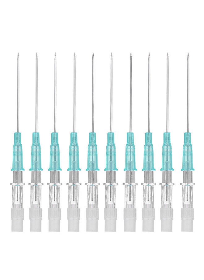 Generic - 10Pcs 18G Disposable Piercing Needle Stainless Steel Sterile Body Piercing Needles Tattoo Accessories Ear Nose Piercing Needles - Image 1