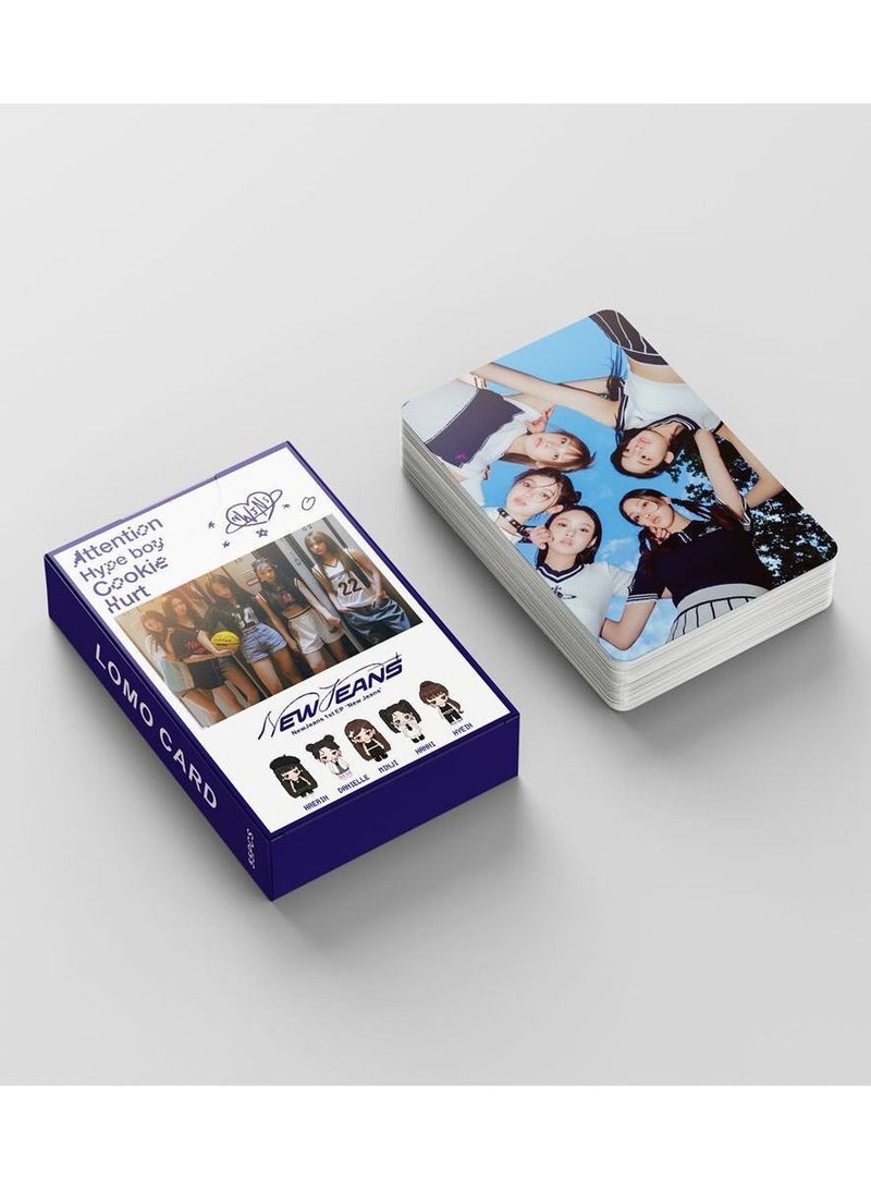 EHOME - 55PCS New Jeans New Album Attention Lomo Card - Image 1