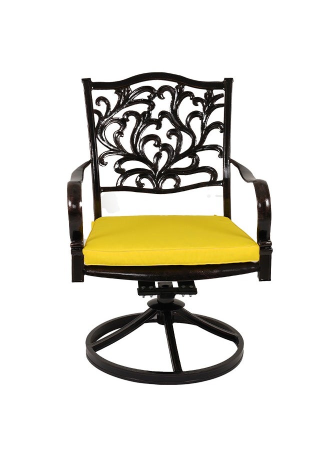 Schondor Furniture Santorini | Swivel Chair | Made in Aluminum Cast | Outdoor Furniture | Outdoor Dining | Patio | Garden | Backyard | Restaurants  - Image 3