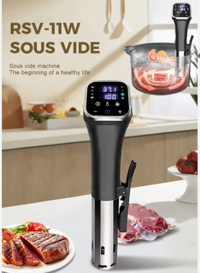 AiQi Sous Vide Immersion Circulator with Touch Screen, ±0.1℃ Precision & IPX7 Waterproof - Image 1