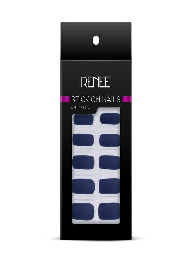 RENEE Stick On Nails - MTN 02-24 Reusable Artificial Fake Nail Set- Lightweight & Long Lasting- Easy To Use- Quick Fix For Festivals & Special Occasions - Image 5
