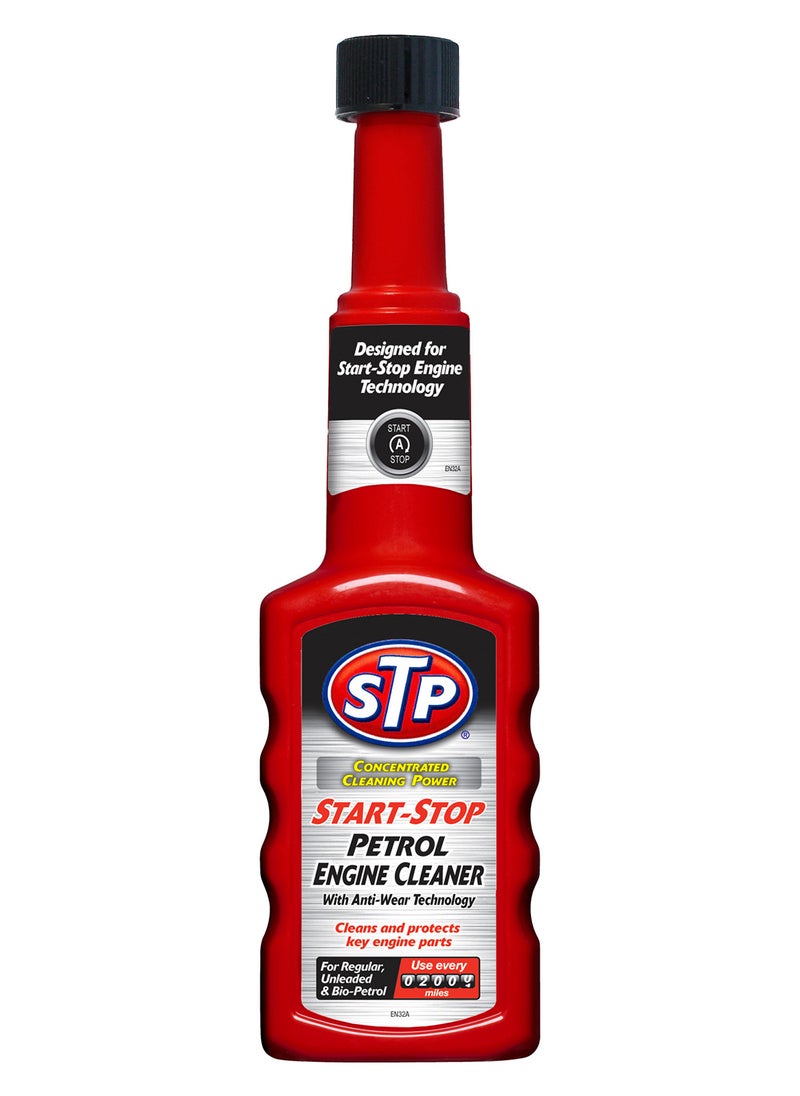 STP - Start-Stop Petrol Engine Cleaner 200Ml, Cleans And Protects Key Engine Parts, For Regular, Unleaded, And Bio-Petrol, 1 Piece - Image 1