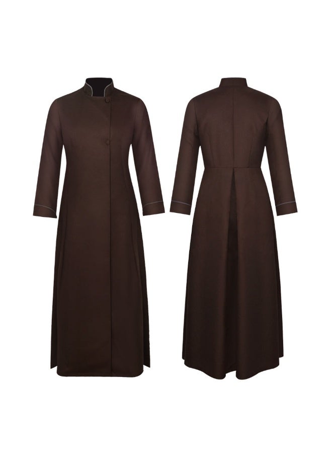 NIBEMINENT Halloween Priest and Godfather cosplay Costume, Medieval 4-color priest role-playing cosplay costume - Image 1